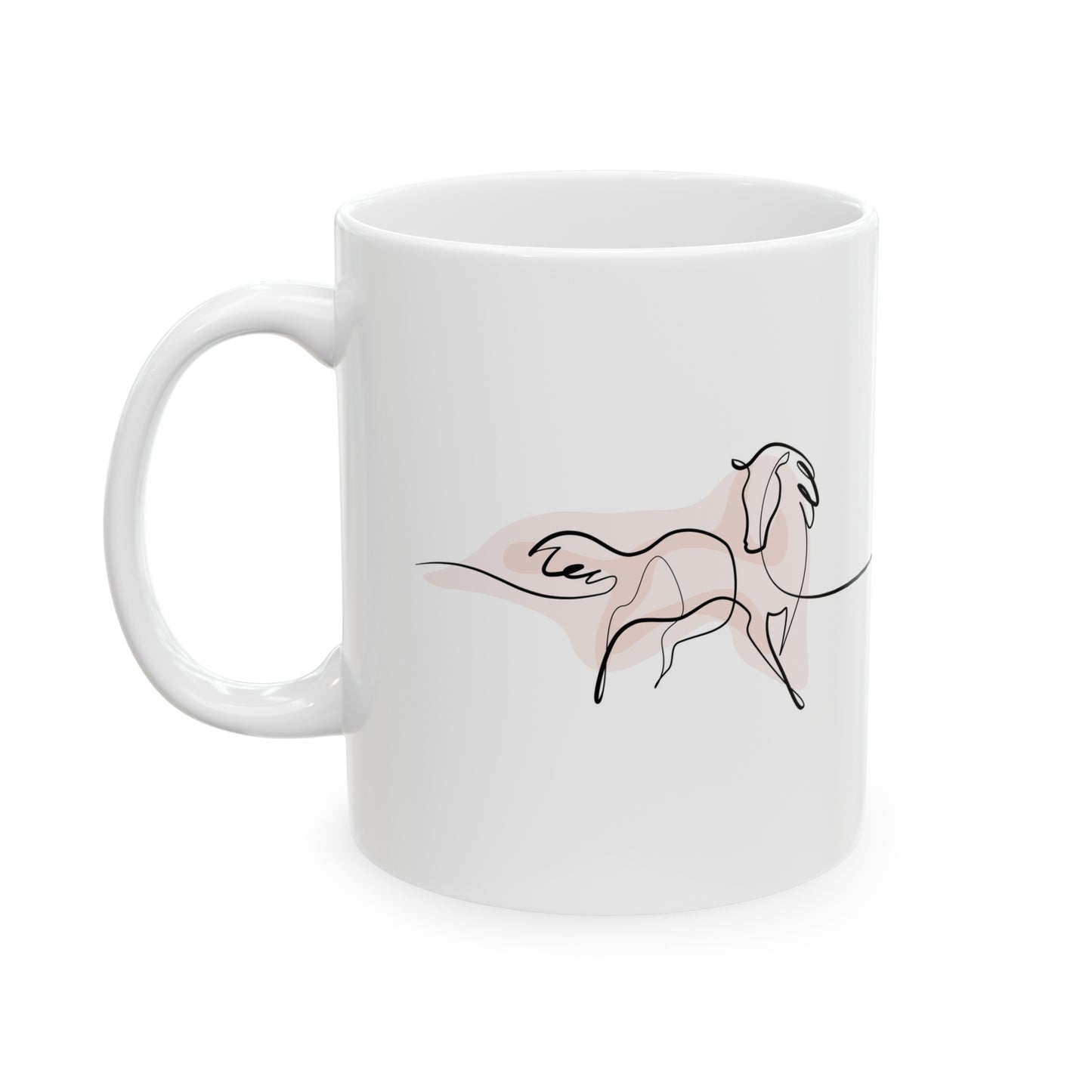 Running Horse Ceramic Mug