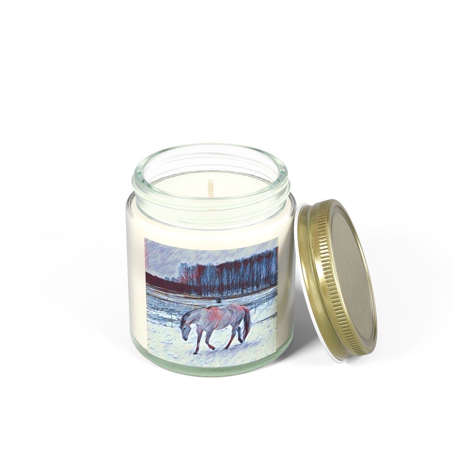 Scented Candles, Coconut Apricot Wax (4oz, 9oz)