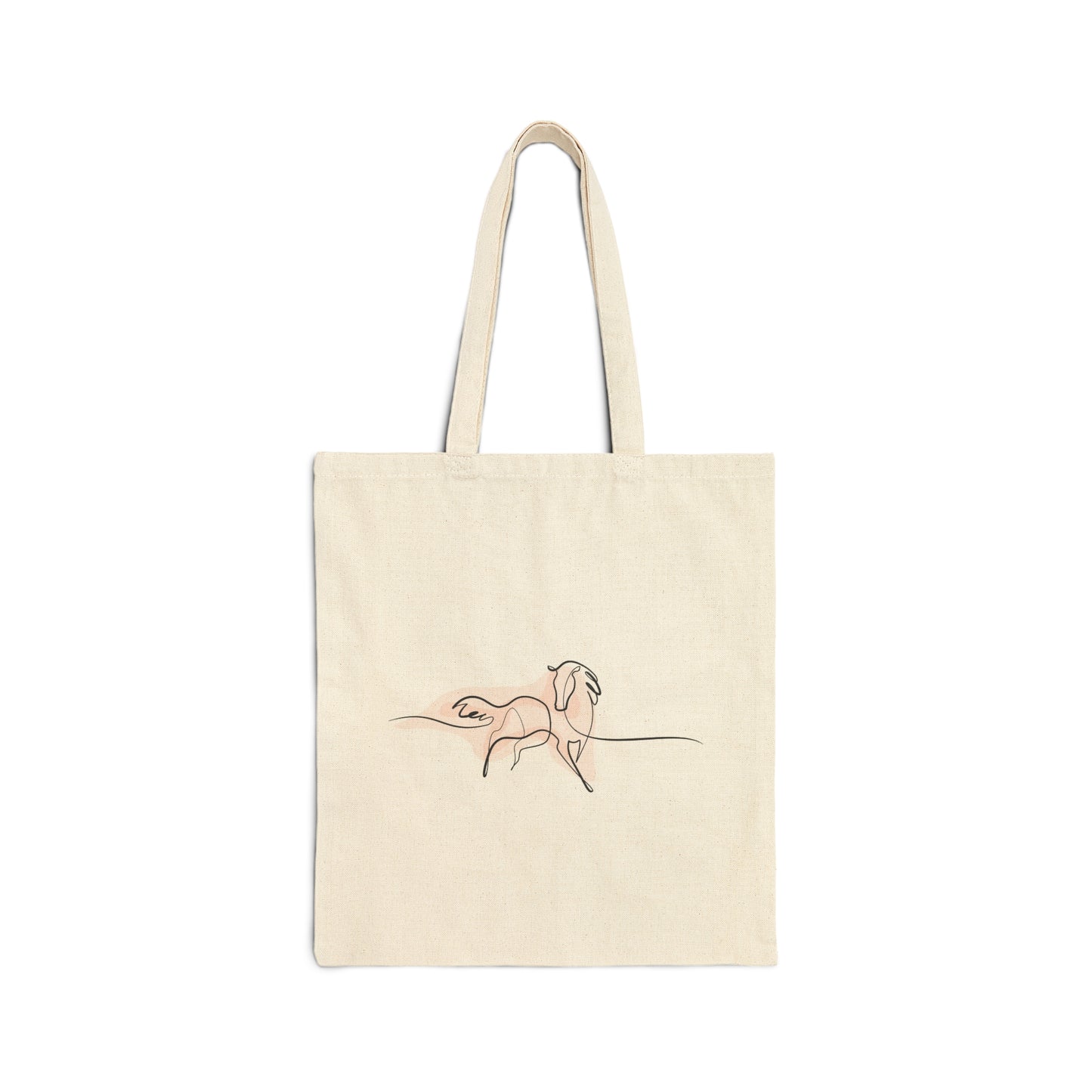 Running Horse Canvas Tote Bag