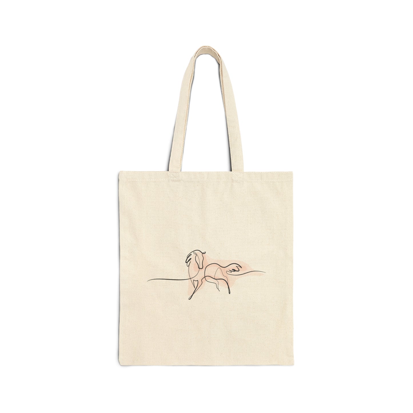 Running Horse Canvas Tote Bag