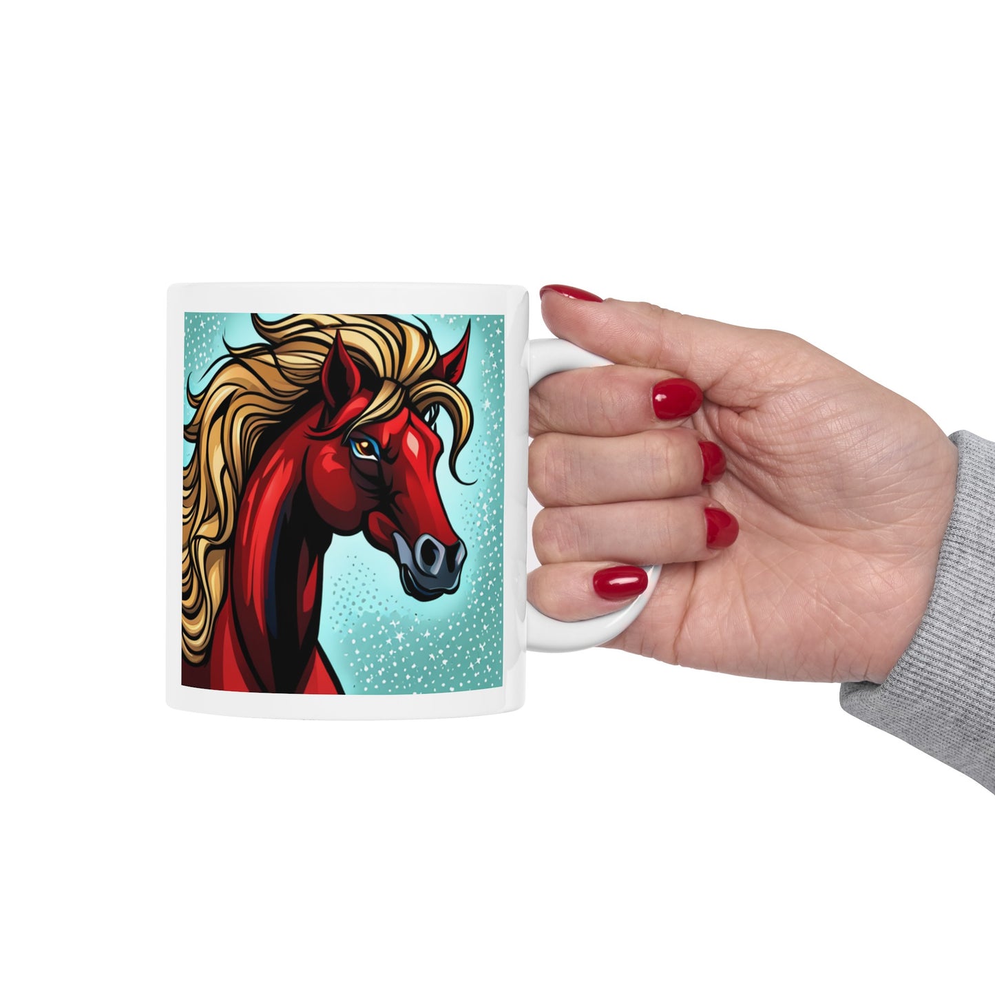 Fiery Horse Mug