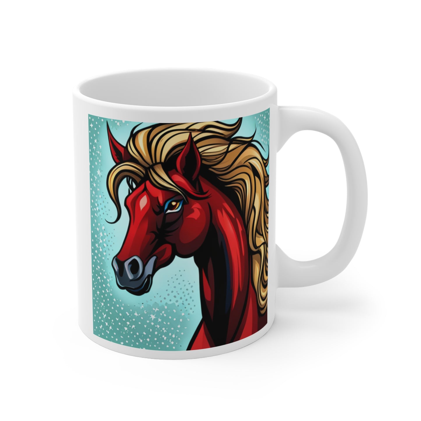 Fiery Horse Mug