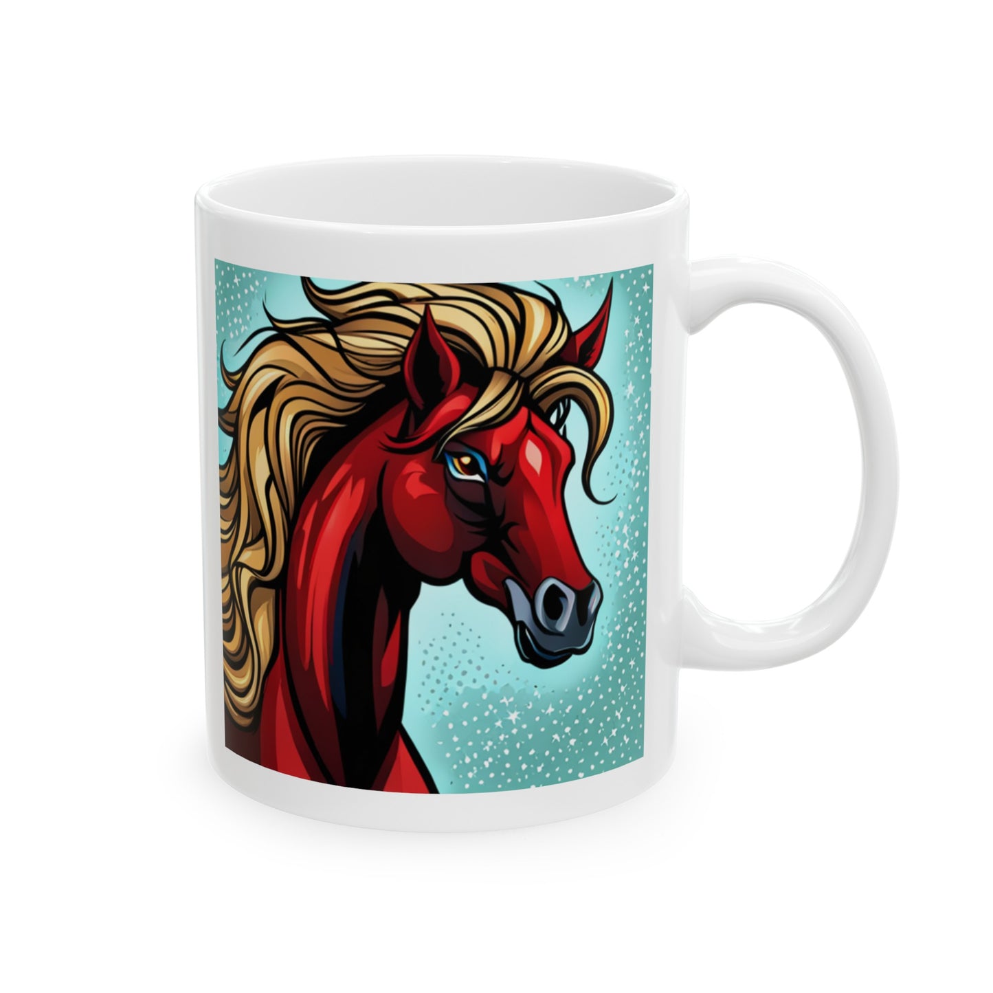 Fiery Horse Mug