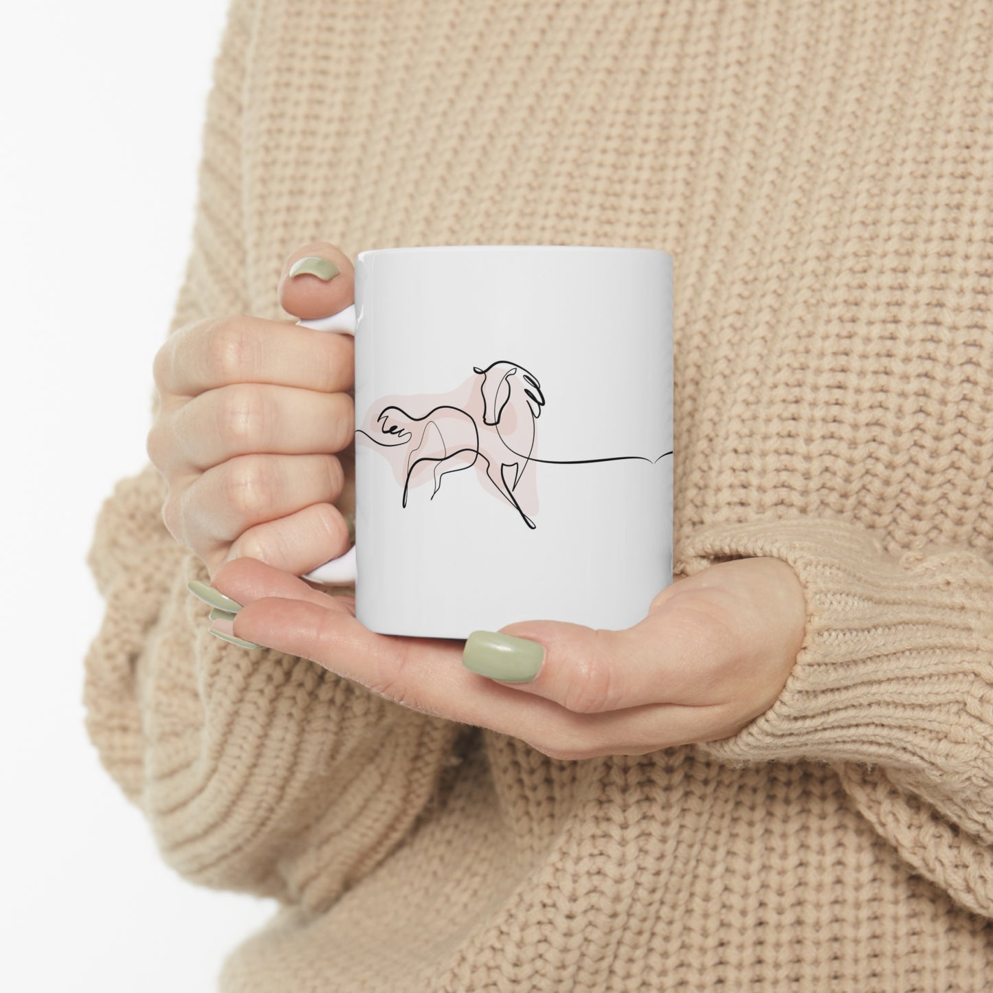 Running Horse Ceramic Mug