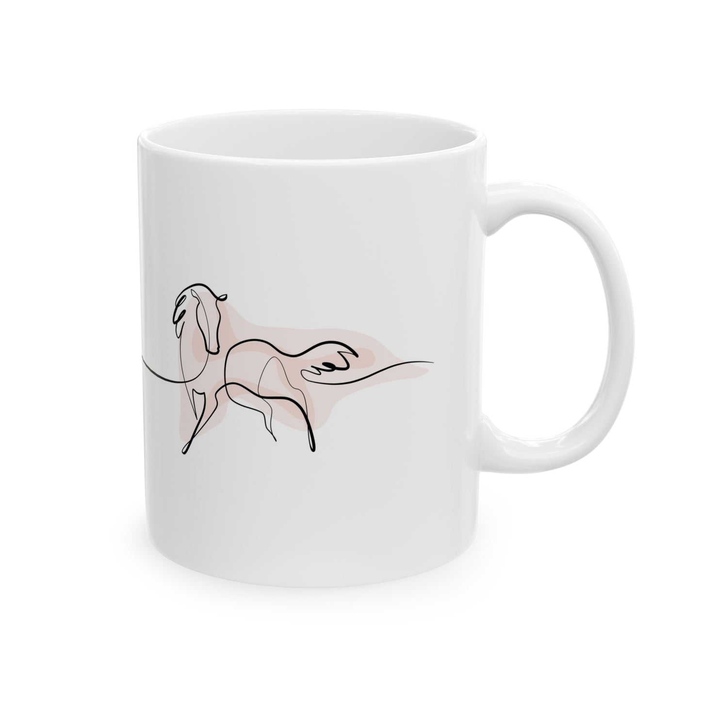 Running Horse Ceramic Mug