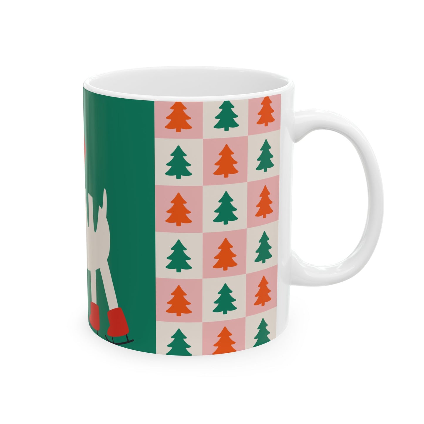 Whimsical Holiday Horse Mug